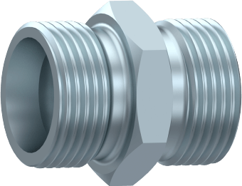 Niplu hidraulic cu filet metric M26x1,5, Ø teava 18 mm, 400 bar, seria L