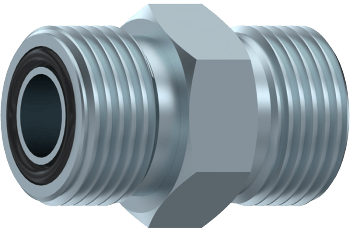 Niplu hidraulic ORFS 11/16&QUOT;-16h  - ORFS 9/16&QUOT;-18h, otel carbon