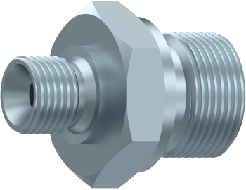 Niplu hidraulic redus 3/8&QUOT; BSP-3/4&QUOT; BSP, con 60°, otel carbon