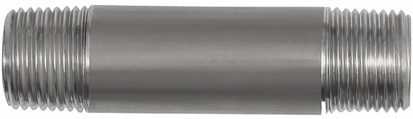 Niplu teava cu filet R 1&QUOT;, L=150mm, inox 1.4571