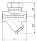 Oala condens termodinamica cu filtru, filete int. G 1&QUOT;, din inox, PN 63
