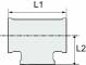Conector T cu filete interioare G 1/4&QUOT;, PN 16, alama