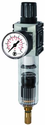 Filtru regulator cu pahar policarbonat, manometru standard, seria Future Mini