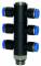 Ramificator T triplu push-in cu filet cilindric exterior si O-ring, seria standard, G 1/4&QUOT; - 4 mm