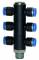 Ramificator T triplu push-in cu filet conic exterior etansat cu PTFE, standard, R 1/4&QUOT; - 4 mm