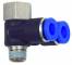 Cupla Y rotativa cu 2 conexiuni push-in 6mm si filet int. G 1/8&QUOT; / ext. R 1/8&QUOT;, POM/alama