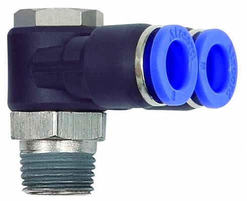 Ramificator Y push-in banjo cu filet conic exterior, seria standard, R 1/2&QUOT; - 12 mm