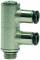 Ramificator L push-in cu 2 iesiri, filet exterior cilindric si O-Ring, click-clock, G 1/4&QUOT; - 10 mm