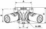 Ramificator cuple rapide DN 10,4 mm, cu purja