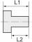 Reductie cu filet exterior R 1&QUOT; - interior G 1/2&QUOT;, PN 25, alama nichelata
