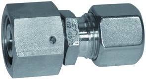 Reductie, piulita M 30x2, tub Ø22mm-12mm, 160bar, inox 1.4571