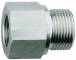 Reductie cu filet exterior G 3/8&QUOT; - interior G 1/4&QUOT;, lunga, inox 1.4571