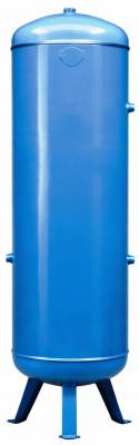 Rezervor aer comprimat vertical, albastru, 150L, 11 bar, 2014/29/UE
