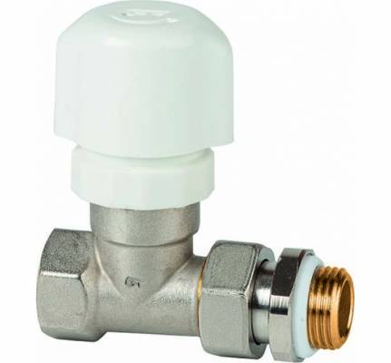 Robinet drept calorifer cu termostat pentru teava otel si sistem GE, filet 3/8&QUOT;, PN 10