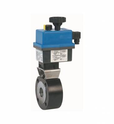 Robinet 2/2 cu bila, actuator electric 220V AC