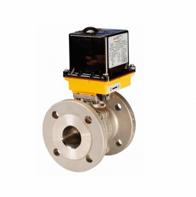 Robinet 2/2 cu bila, actuator electric 220V AC