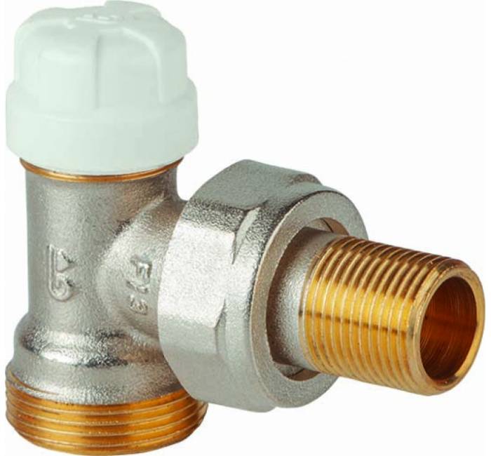 Angle lock shield valve for pipe without GE System