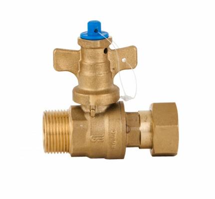 Robinet drept antifrauda, filet exterior si piulita libera G 3/4&QUOT; x G 3/4&QUOT;, PN 25