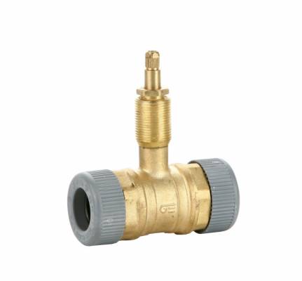 Robinet cu bila pentru tub Ø 22 mm, orificiu complet, PN 25