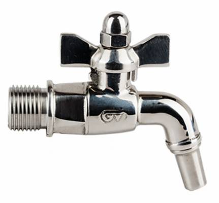 Robinet din inox pentru butoi, G 3/8&QUOT;