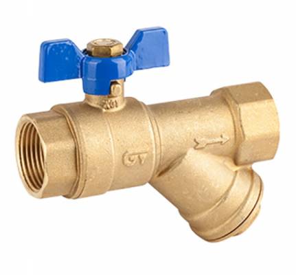 Robinet cu filtru Y incorporat, filet G 1&QUOT;, PN 16