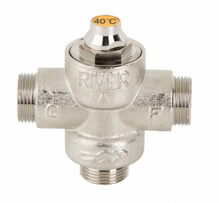 Robinet derivatie cu termostat
