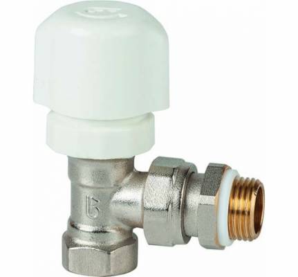 Robinet unghiular calorifer cu termostat pentru teava otel si sistem GE, filet 1/2&QUOT;, PN 10