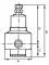 Regulator presiune din Inox, nereversibil, G 1/2, 2800 l/min, 1-15 bar, max. 50 bar