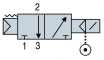 Distribuitor vacuum - 3 canale
