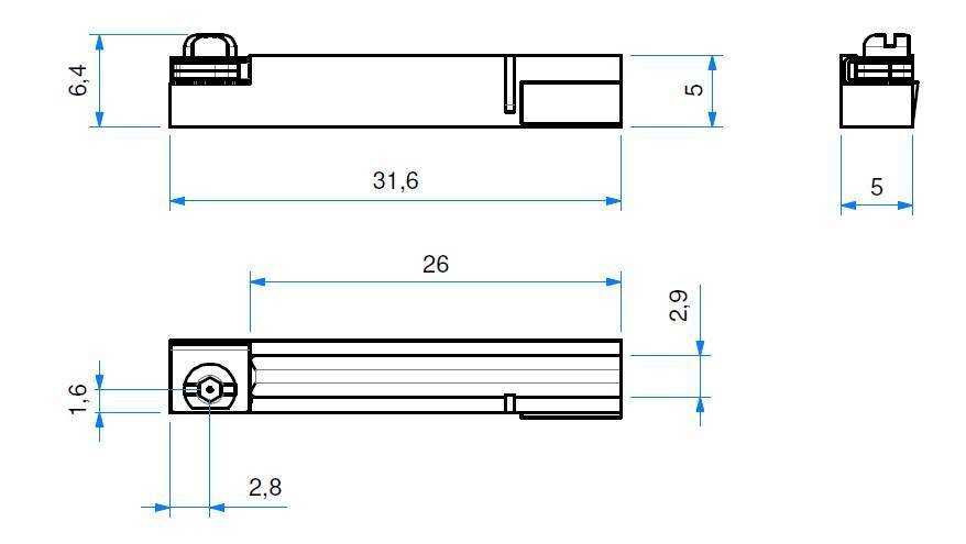 Adaptor T pentru canal tip C