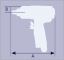 Pistol pneumatic de insurubat cu impact 1/2 - 330Nm - 6200 rot/min