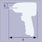 Pistol pneumatic de insurubat cu impact 1/2 - 480Nm - 11000 rot/min