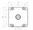 Cilindru compact simpla actiune - arc frontal, Ø125 - 250