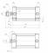 Cilindru compact inox dubla actiune magnetic, ISO 21287