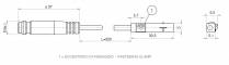 Senzor magnetic tip Reed (conector M8)