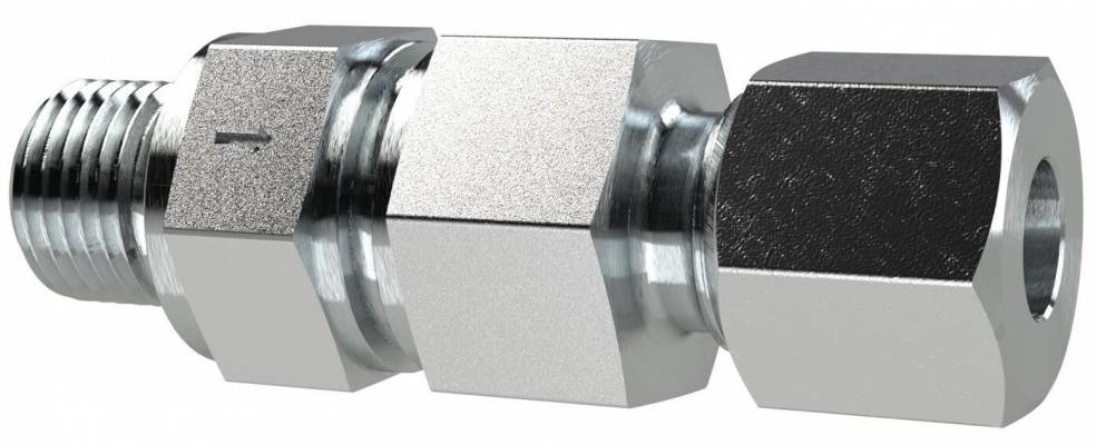 Supapa de sens, sens filet-tub, G 1/8&QUOT;-6mm, 250bar, otel galvanizat