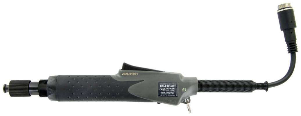 Surubelnita electrica cu motor fara perii, cuplu 0,03-0,17 Nm, 1000-700 rot/min, actionare cu maner