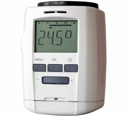 Termostat programabil pentru calorifere, M30x1,5