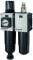 Grup preparare, 2 piese, pahar metalic, manometru compact, seria Future Mini