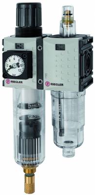 Grup preparare, 2 piese, pahar policarbonat, manometru compact, seria Future Mini