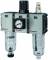Grup preparare, 3 piese, pahar policarbonat, manometru compact, seria Future Mini