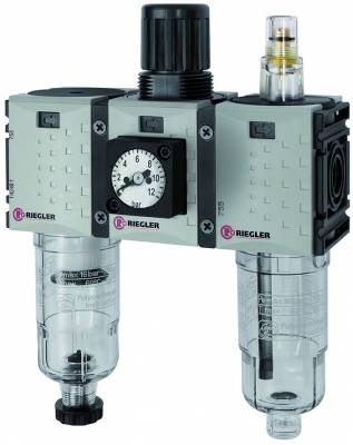 Grup preparare, 3 piese, pahar policarbonat, manometru compact, seria Future Mini