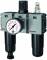 Grup preparare, 3 piese, pahar metalic, manometru standard, seria Future Mini