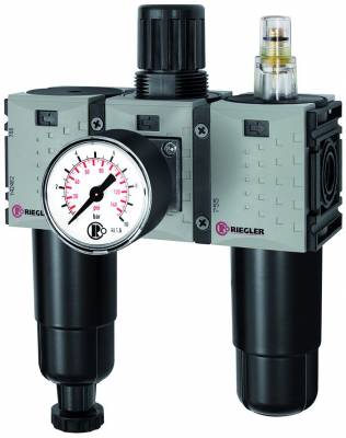 Grup preparare, 3 piese, pahar metalic, manometru standard, seria Future Mini
