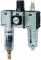 Grup preparare, 3 piese, pahar policarbonat, manometru compact, seria Future Mini