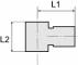 Cupla banjo simpla, seria click-clock, G 1/8&QUOT; - 4 mm